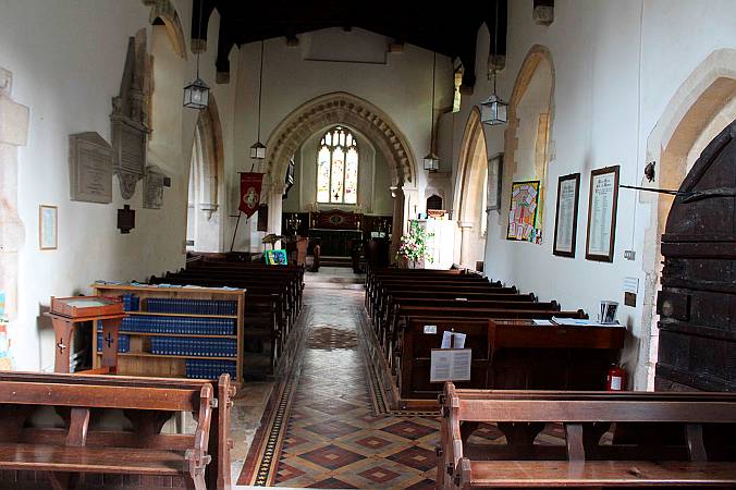 Ampney St. Crucis - The Nave