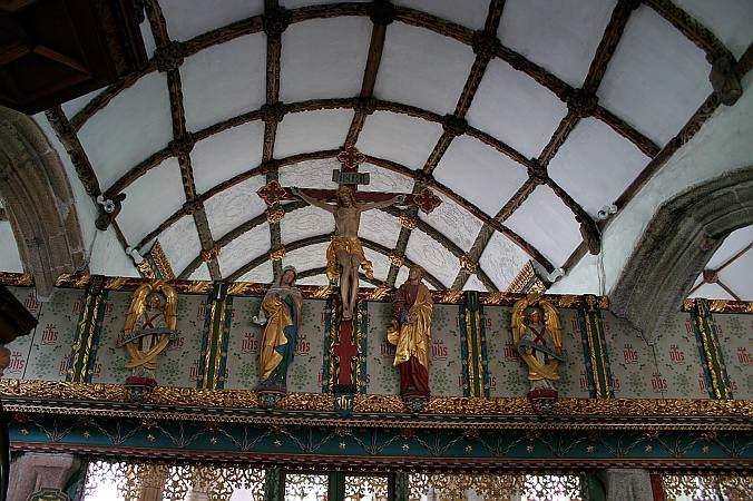 Blisland  - Rood Screen Detail