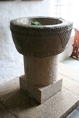 Blisland - The Norman Font