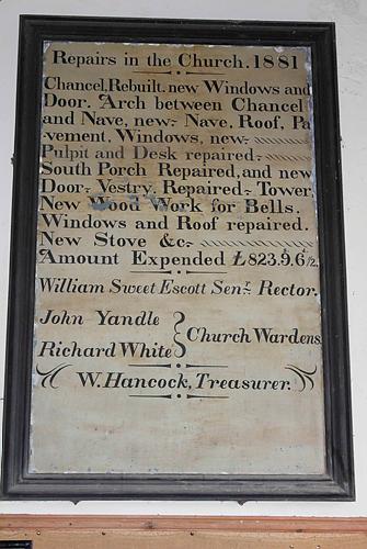 Brompton Ralph - Benefactors Board
