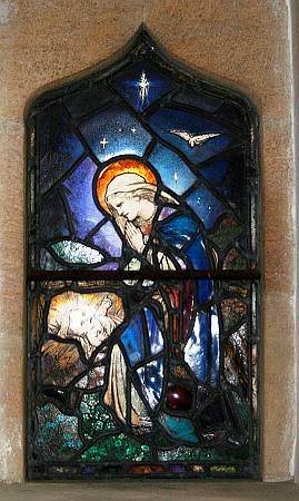 Camelford - Detail of Stained Glass