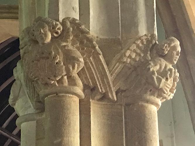 Cheddon Fitzpaine - Detail of Carving