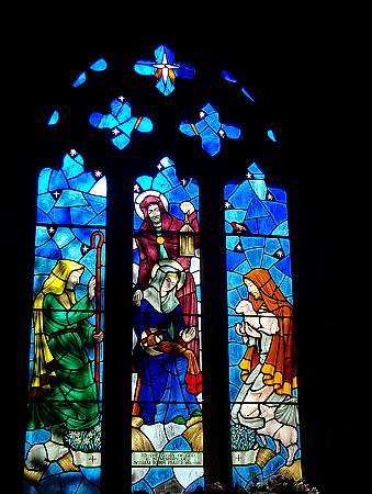 Davidstow  - Detail of Stained Glass