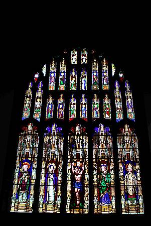 Derby St. Peter - Detail of Stained Glass