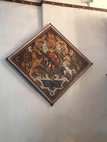 Exeter St. Martin - Detail of Hatchment