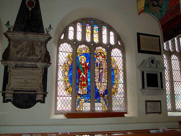 Exeter St. Stehpen - Detail of Stained Glass