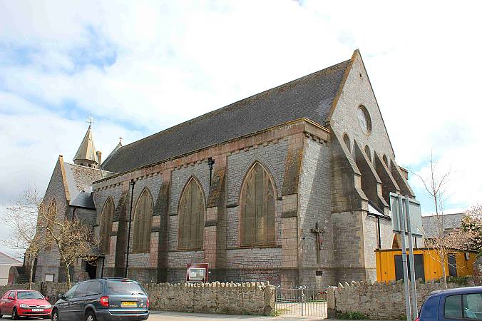 Falmouth All Saints  - Side Elevation