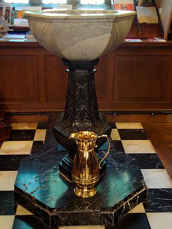 Falmouth King Charles  - The Font