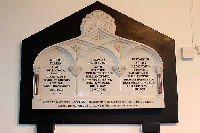 Forrabury - Lewis Langford Memorial