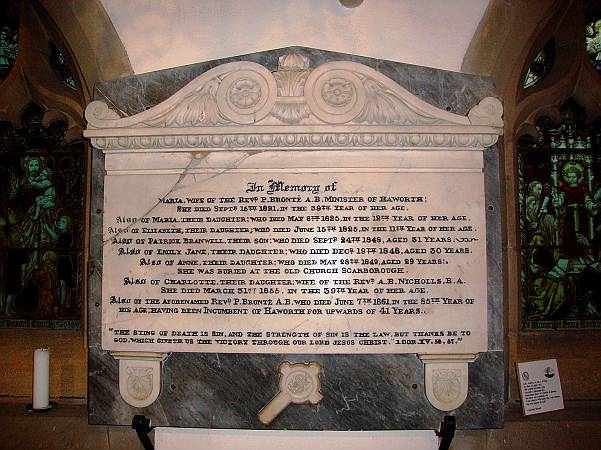 Haworth - The Bronte Memorial