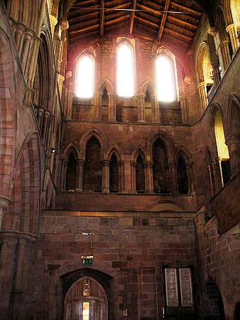Hexham Abbey - Detail of Arcade