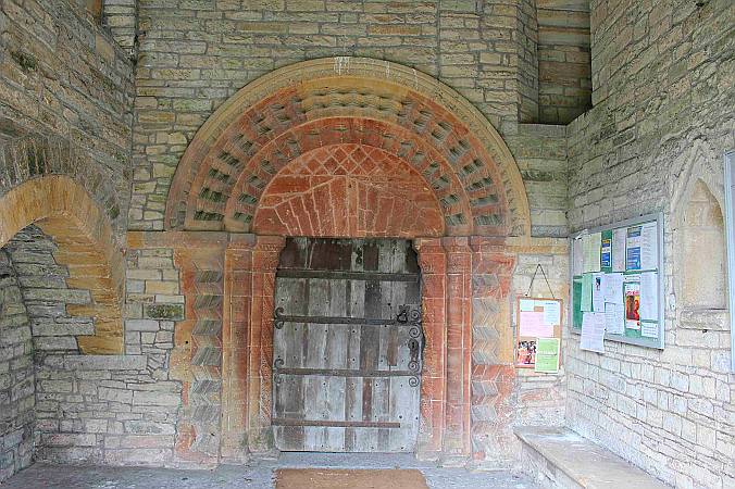 Huish Episcopi - Norman Porch Detail