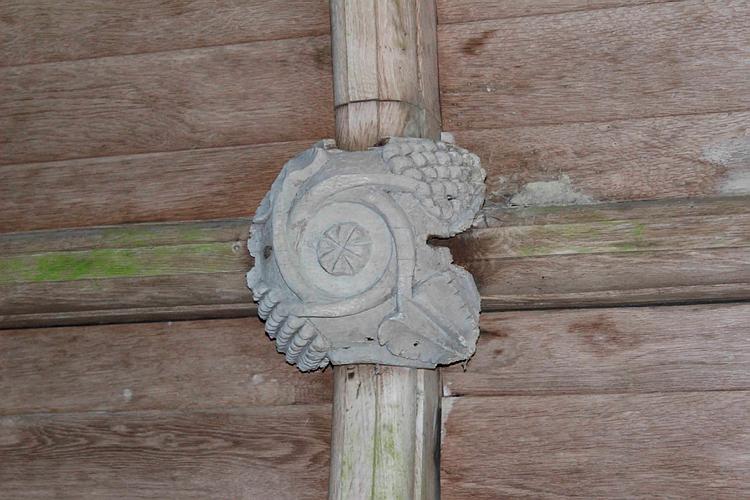 Inwardleigh - Roof Boss from the Porch