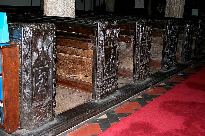 Kilkhampton  - Ancient Bench Ends
