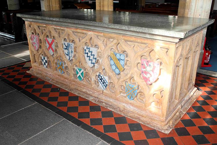Kingston St Mary - Detail of Chest Tomb