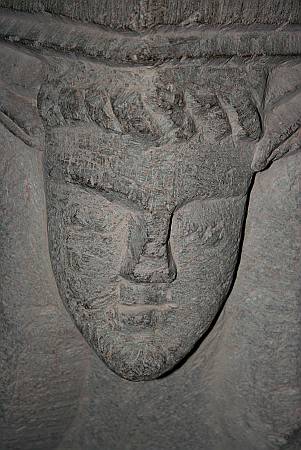 Lawhitton - Carving deatil from Font