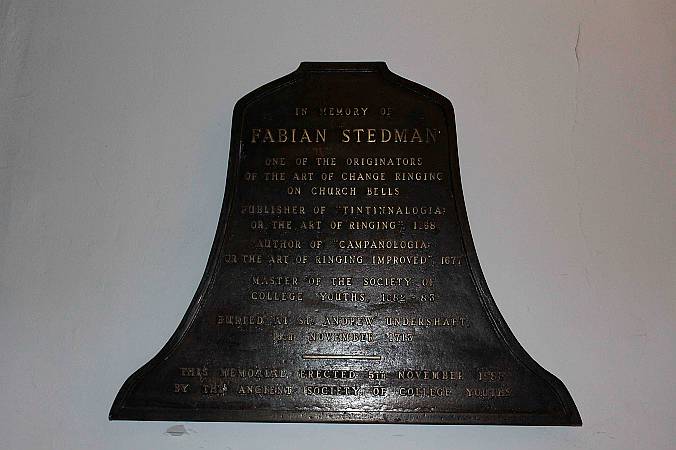 St Andrew Undershaft - The Stedman Memorial