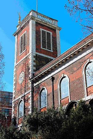 St Andrew by the Wardrobe - Exterior View