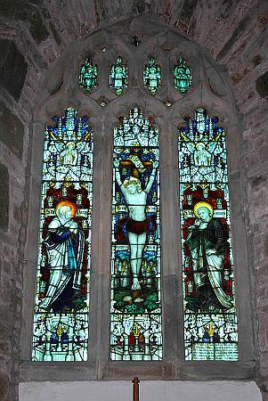 Marhamchurch  - Detail of Stained Glass