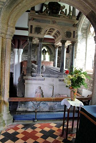 Marystow - Tomb Detail