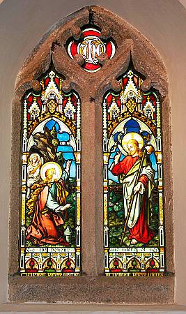 Mawnan  - Detail of Stained Glass