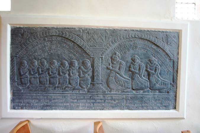 Mevagissey  - Slate Memorial Detail