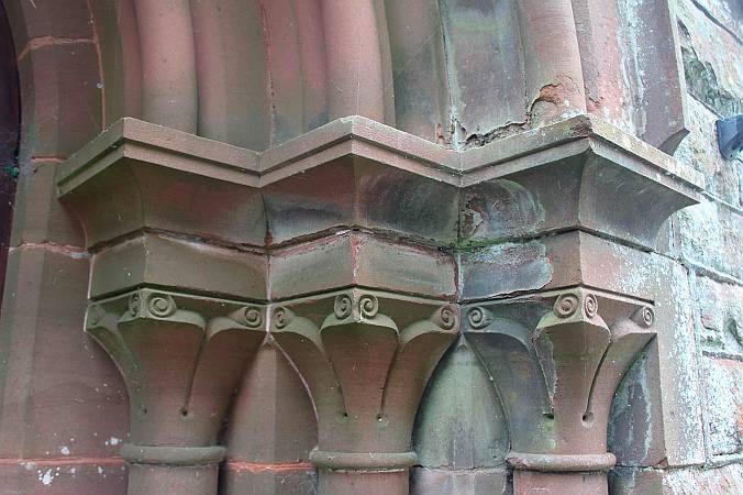 Millom - Holy Trinity - Detail of Porch Carving