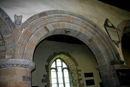 Morwenstow  - Detail of Norman Arch