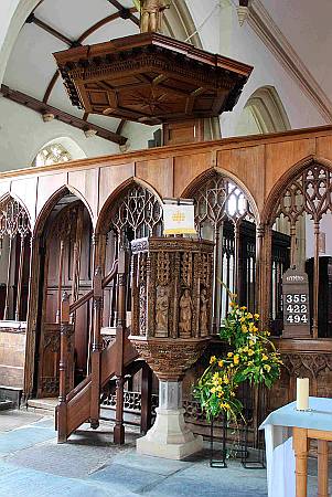 North Molton - The Pulpit and Tester