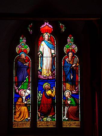 Old Kea - Detail of Stained Glass
