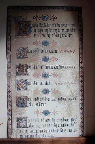 Over Stowey - Porch Inscription2
