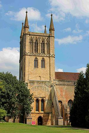 Pershore Abbey - Exterior View