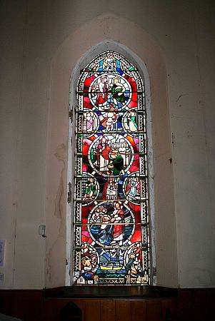 Polperro - Detail of Stained Glass