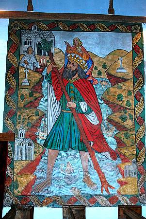 Poughill - Detail of Wall Painting