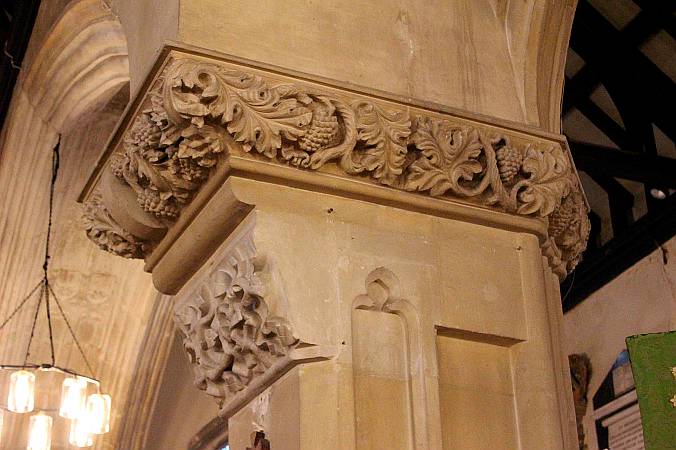 South Molton - Capital Carving Detail