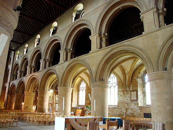 Southwell Minster  - The Clerestory and Triforium