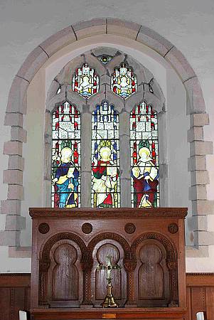 St Keyne - ~The Reredos and East Window