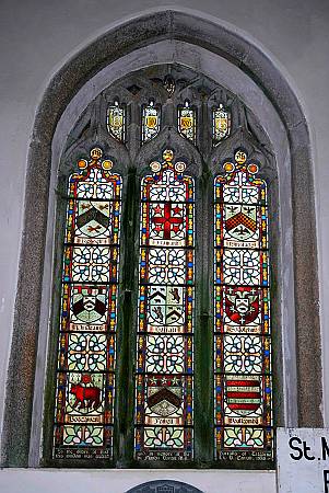 St Mabyn - Detail of Stained Glass