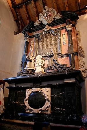 St Martin by Looe - The Langdon Memorial 1677