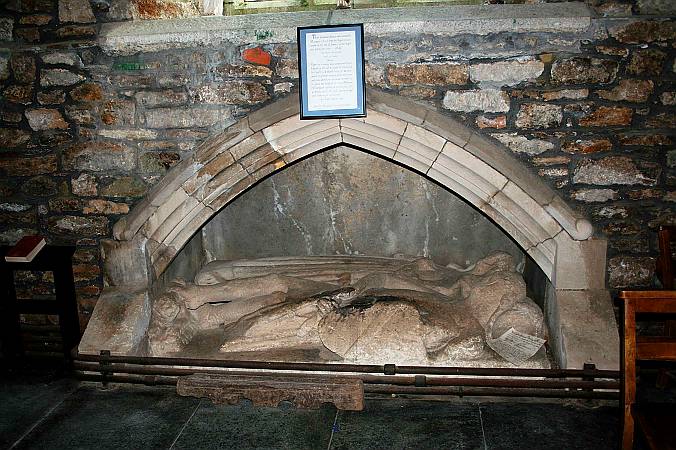 St Mawgan in Meneage - Detail of Tomb