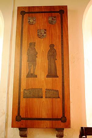 St Mellion - Detail of Brass