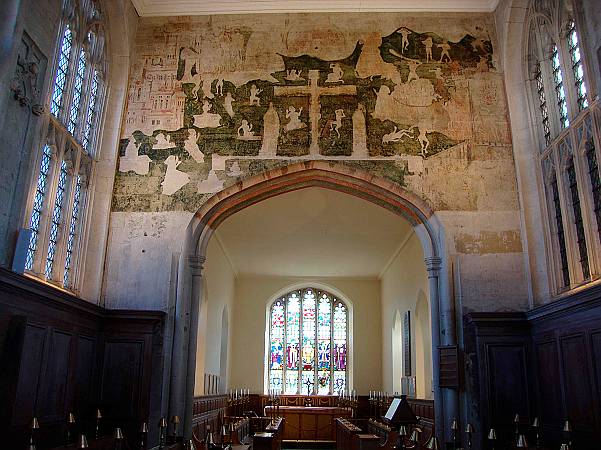 Stratford Guild Church of the Holy Cross - Detail of Wall Painting