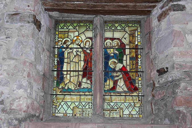 Urswick - Detail of Stainjed Glass
