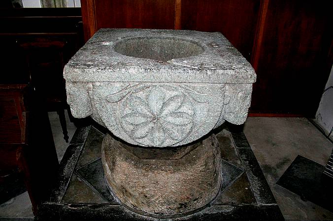 Warbstow - The Norman Font