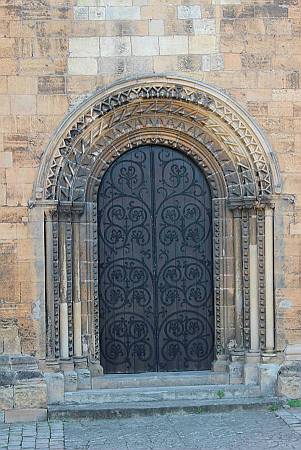 Worksop Priory - Doorway Detail