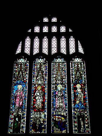 York - St Helen Stonegate - Detail of Tracery