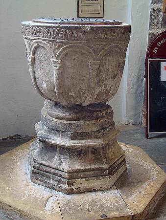 York - St Helen Stonegate - The Font